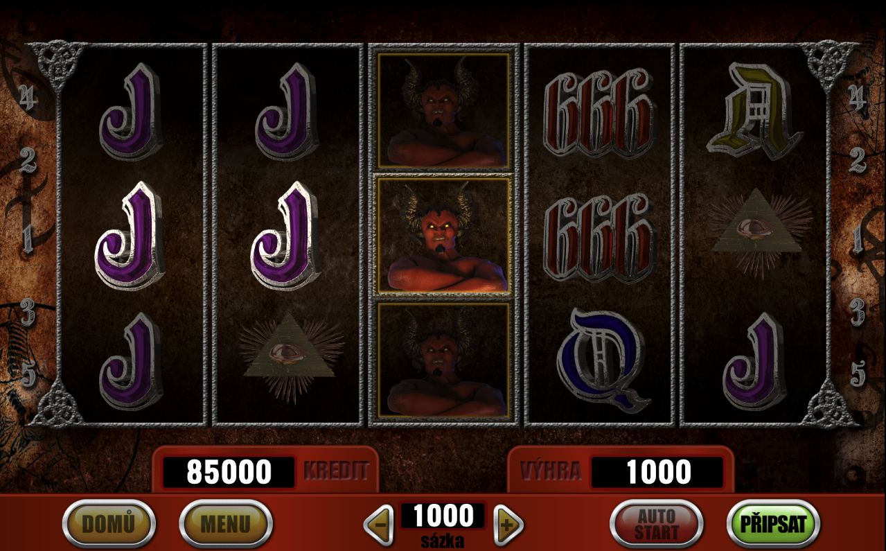 Hells Devil 2, Casino, Game, Vsad a hrej