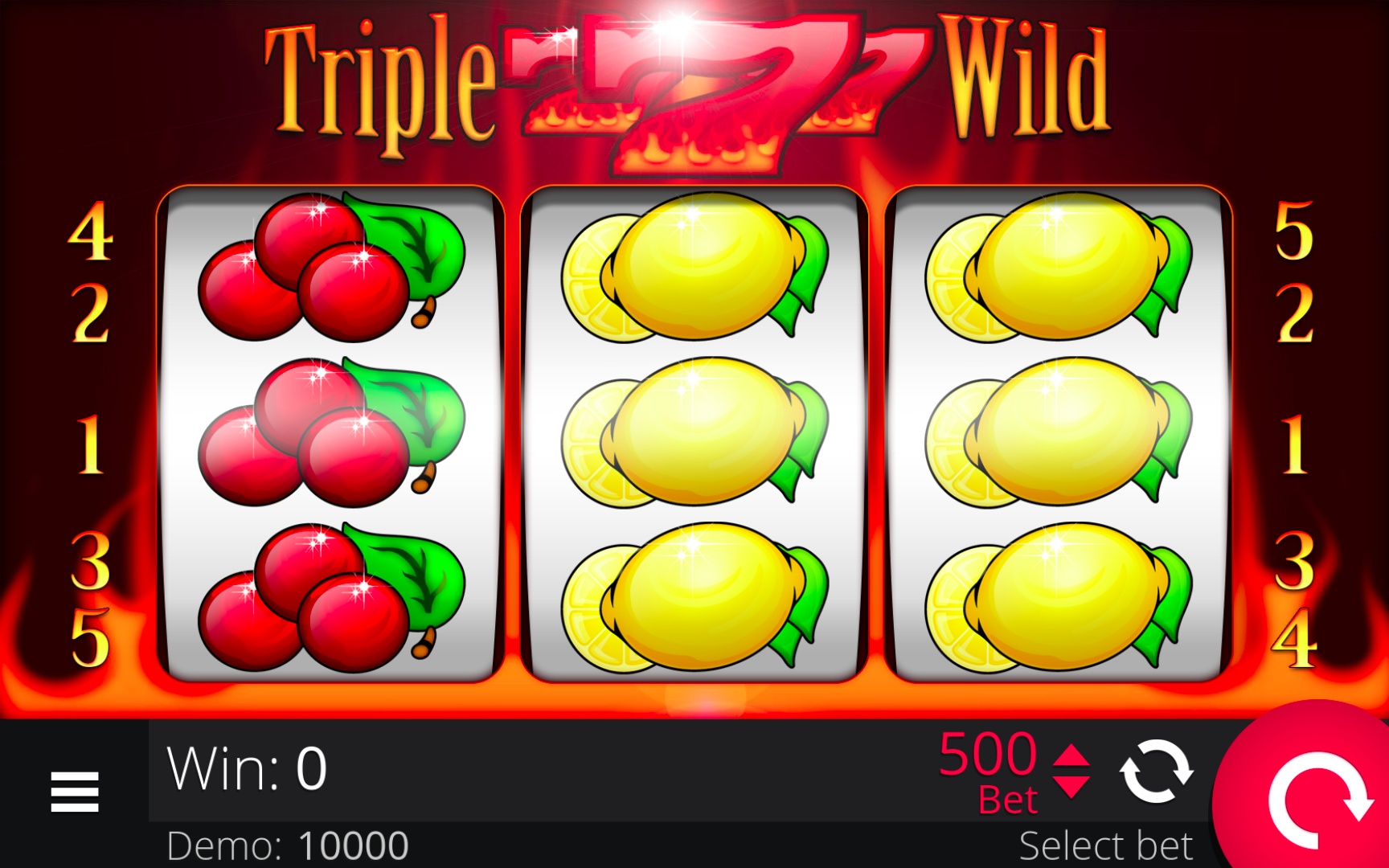 Triple wild seven, egaming, casino, game