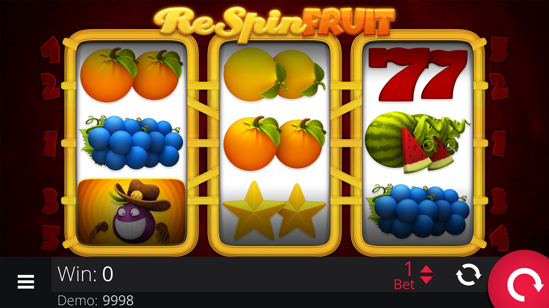 Respin Fruit, Egaming, Casino, Game