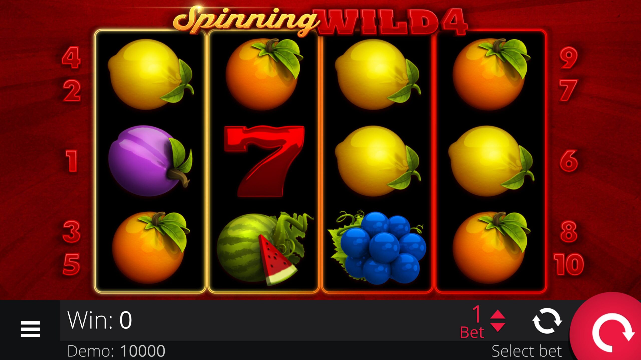 Spinning Wild 4, Egaming, Casino, Game