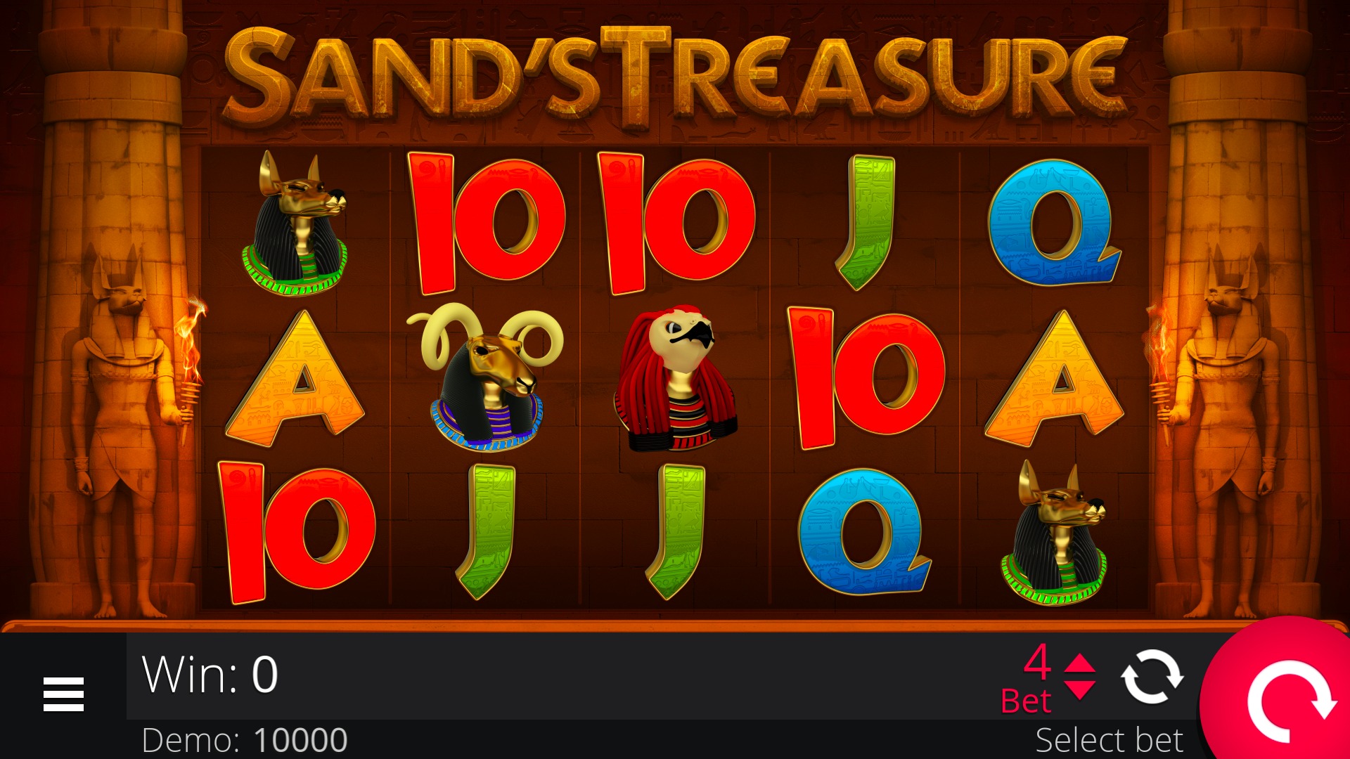 Sand’s Treasure, Egaming, Casino, Game