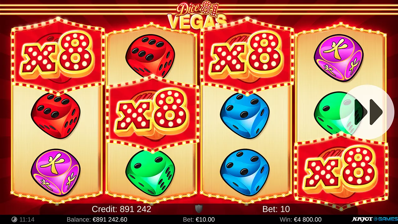 Dice Vegas 81, Vegas, Dice, 81, Kajot, Casino, Game