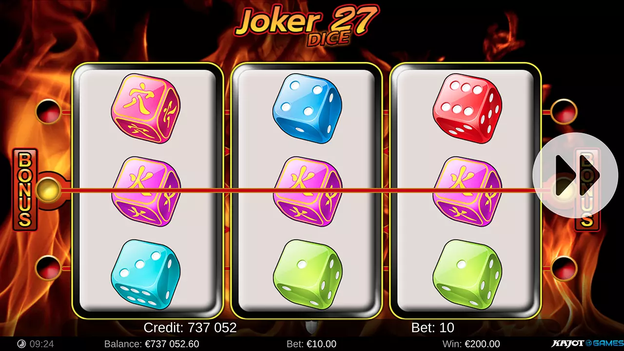 JOKER 27 DICE, Kajot 