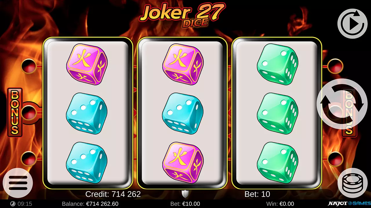 JOKER 27 DICE, Kajot, Casino Game