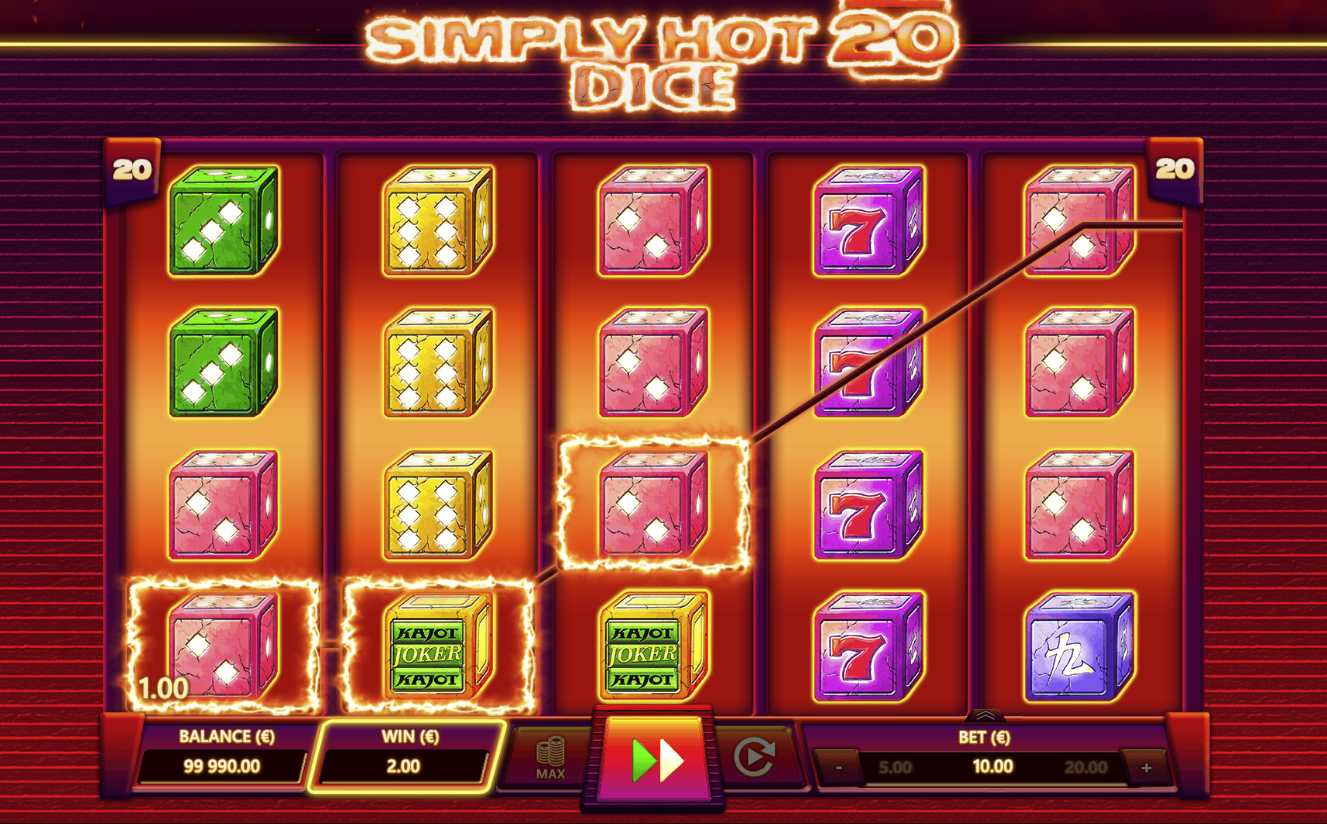 Simply Hot 20 Dice, Casino, Game, Kajot 