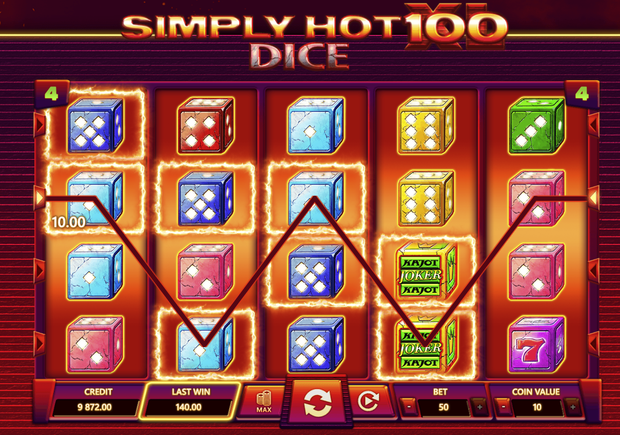 SIMPLY HOT 100XL DICE, KAJOT, CASINO, GAME