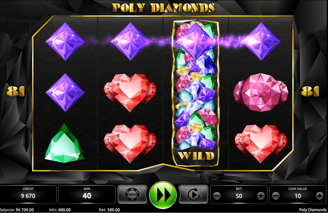 Poly Diamonds, Kajot, Casino, game 