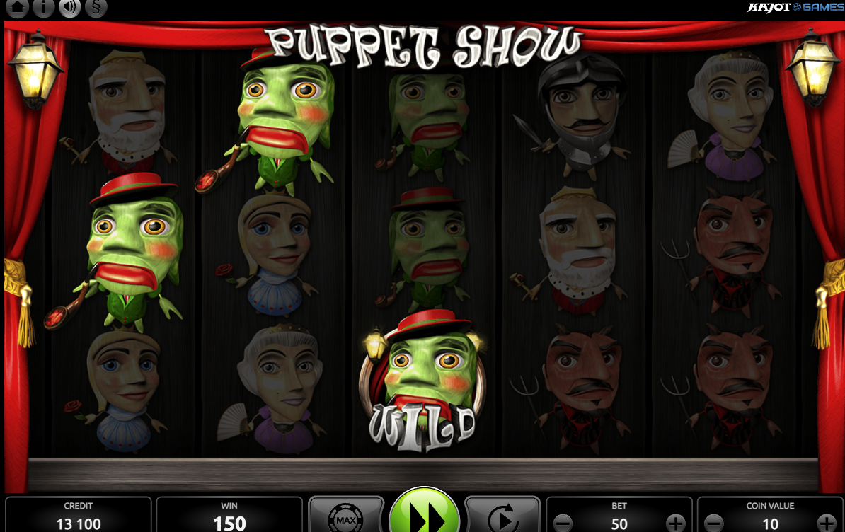 Puppet show, kajot, casino, game