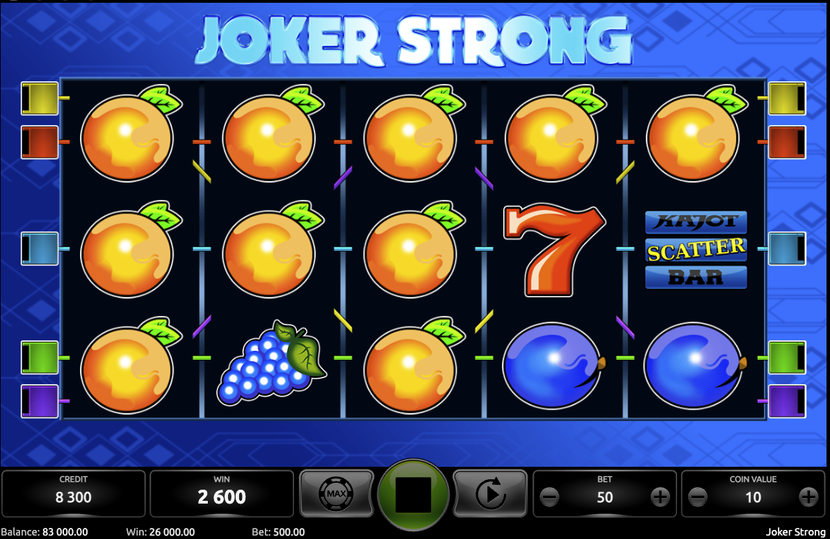 Joker Strong, Kajot, Casino, game 