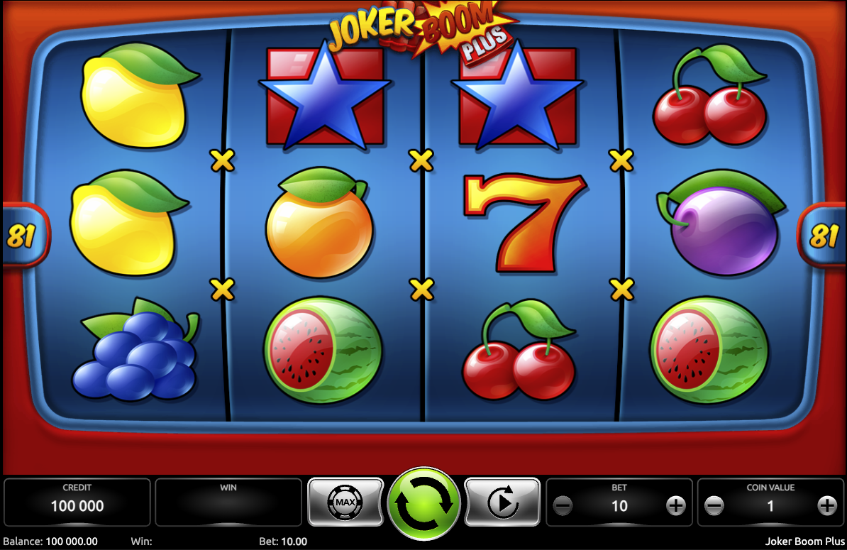 Joker Boom Plus, kajot, casino, Game