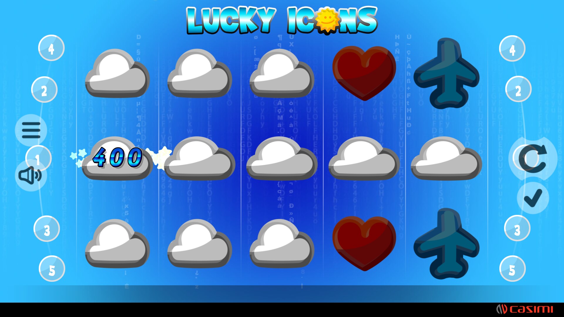 Lucky icons, casimi, casino, game